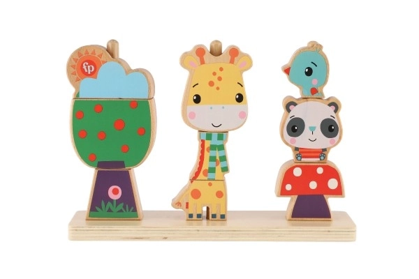 Houten puzzel - dieren