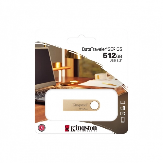 Usb-flashdrive DataTraveler SE9 G3 512 GB, USB 3.2 Gen 1