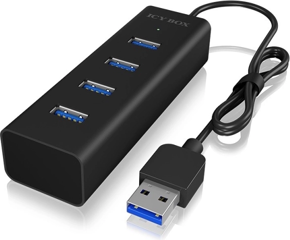 Icy Box vierpoorts USB 3.0-hub