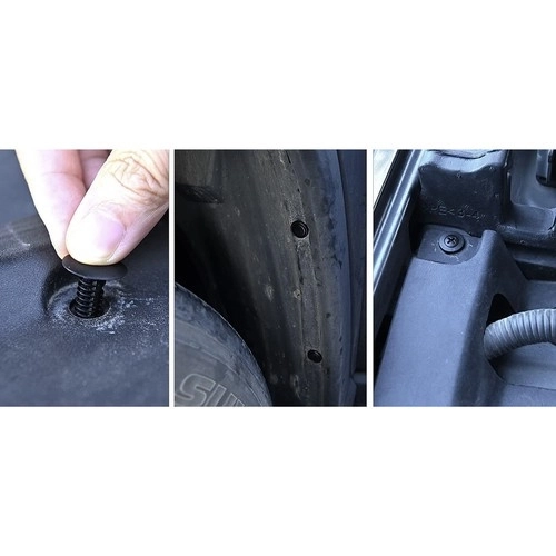 Universele set autoklemmen en clips met gereedschappen