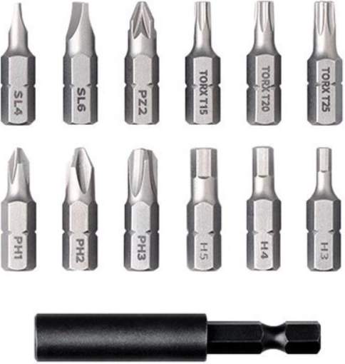 12 S2-bits met magnetische verlenging