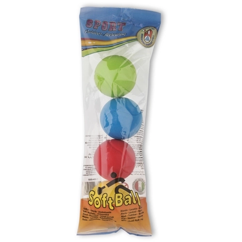 Androni Set van 4 zachte ballen - diameter 7 cm