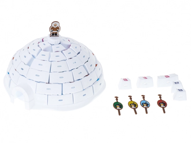Bordspel bouw een iglo met pinguïns