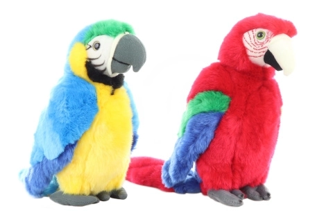 Pluchen papegaai
