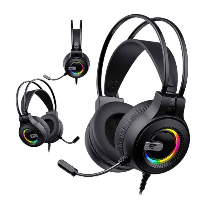 Gaming hoofdtelefoon Havit H2040d zwart