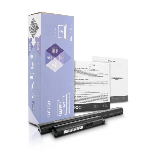 Batterij voor Sony BPS22 zwart 4400 mAh