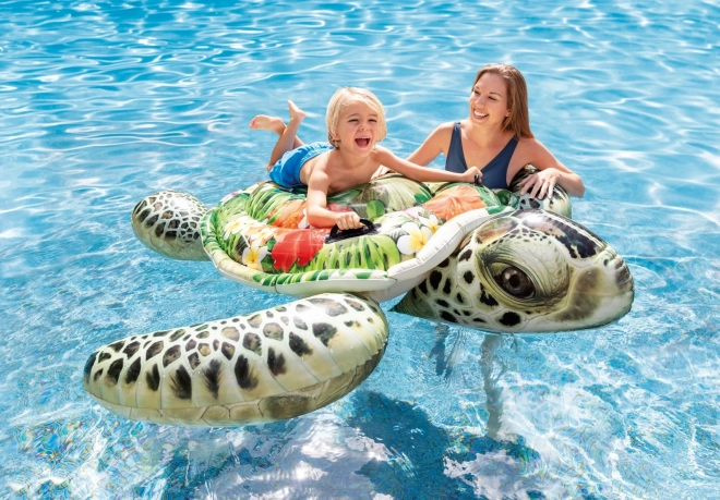 Opblaasbare schildpadmatras met handgrepen - 191 cm