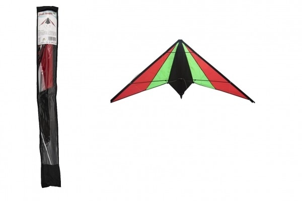 Kleurrijke vlieger van nylon 130x65 cm