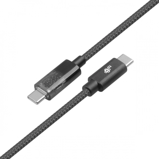 USB-C naar USB-C kabel met LED-indicator voor oplaadvermogen (1 m, 100 W)