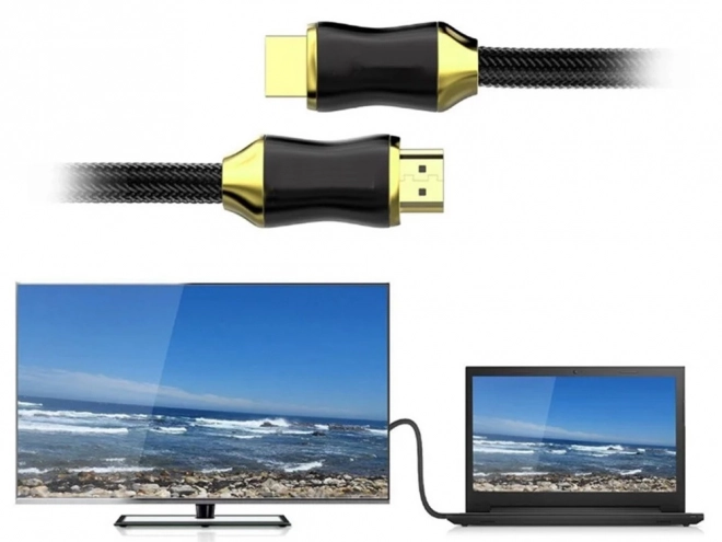 Ultra snelle HDMI kabel 8K 60Hz 4K 120Hz verguld 1,5 m