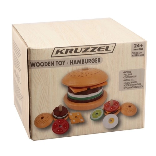 Kruzzel houten hamburger 22673