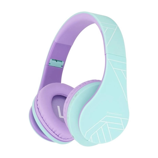 Draadloze Kinderkoptelefoon PowerLocus PLED – Blauw-paars