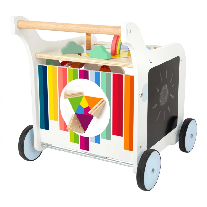 Houten loopwagen Olifant van Small Foot