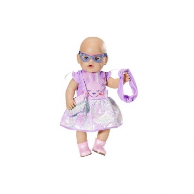 Baby Born jurk voor 43cm pop - Set voor verjaardagspartij