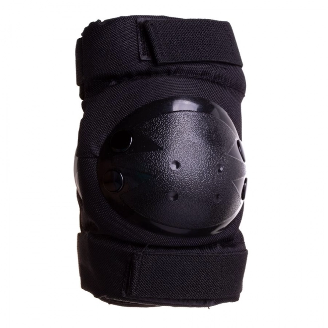 Helm + bescherming voor het rijden op rolschaatsen, skateboard, fiets - blauw en zwart, maat M