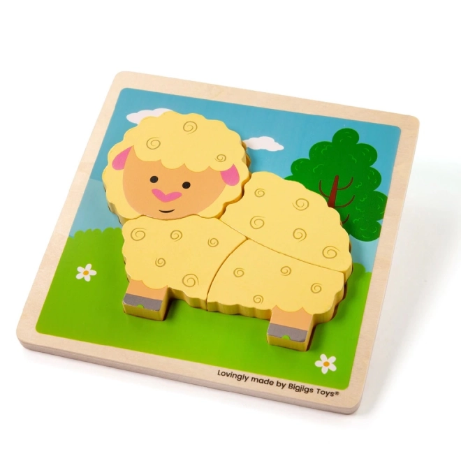 Bigjigs Toys Inlegpuzzel Schaapje