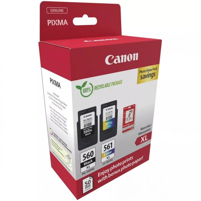 Canon PG-560XL/CL-561XL inktpatroon met fotopapier