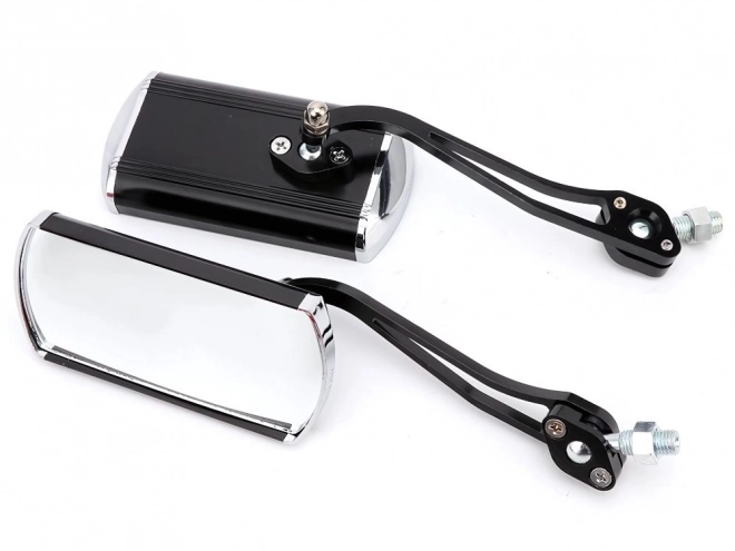 Aluminium motorfiets spiegel met lichte houder en adapter