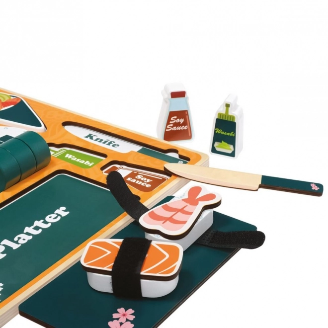 Houten 3D-puzzel Sushi-bar van Bino