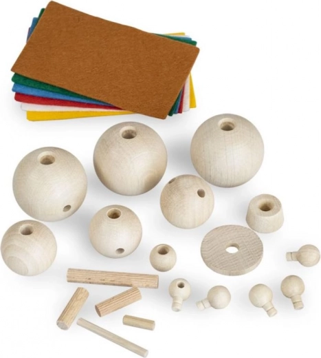 Kleurige viltdetails voor een creatieve touch