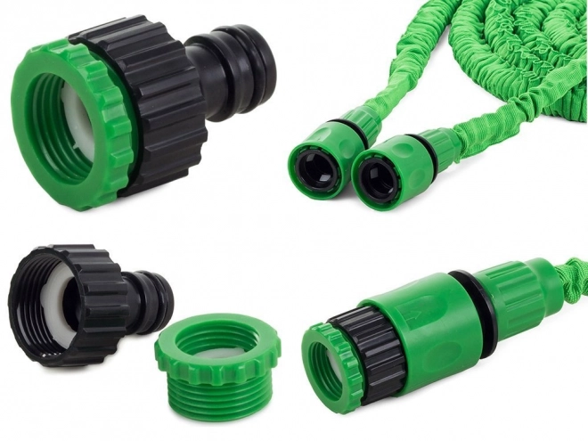 15m tuinslang met uitgebreide spuitpistool DUURZAAM – Groen
