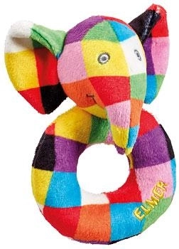 Elmer Regenboog rammelaar voor baby’s