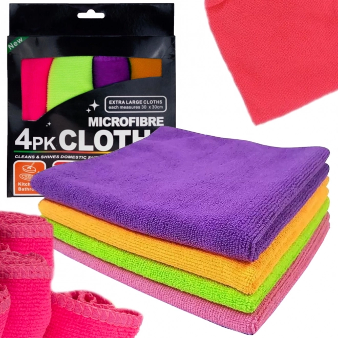 Set van reinigingsdoekjes van microvezel