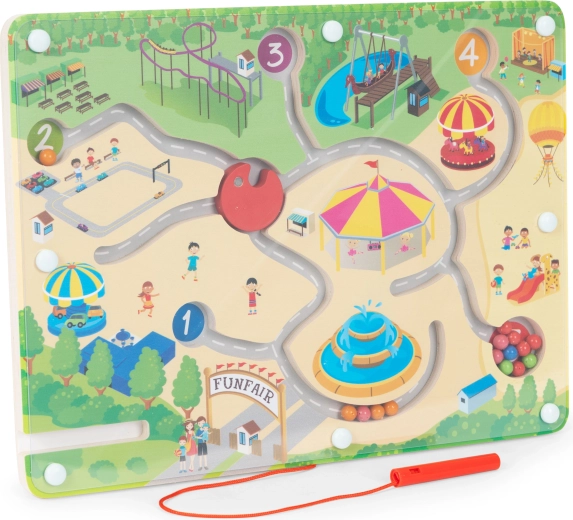 Magnetisch knikkerdoolhof ECOTOYS – pretpark
