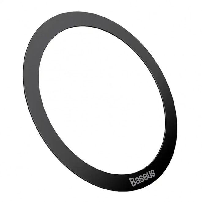 Baseus Halo Magnetische ring voor telefoons, MagSafe (zwart)