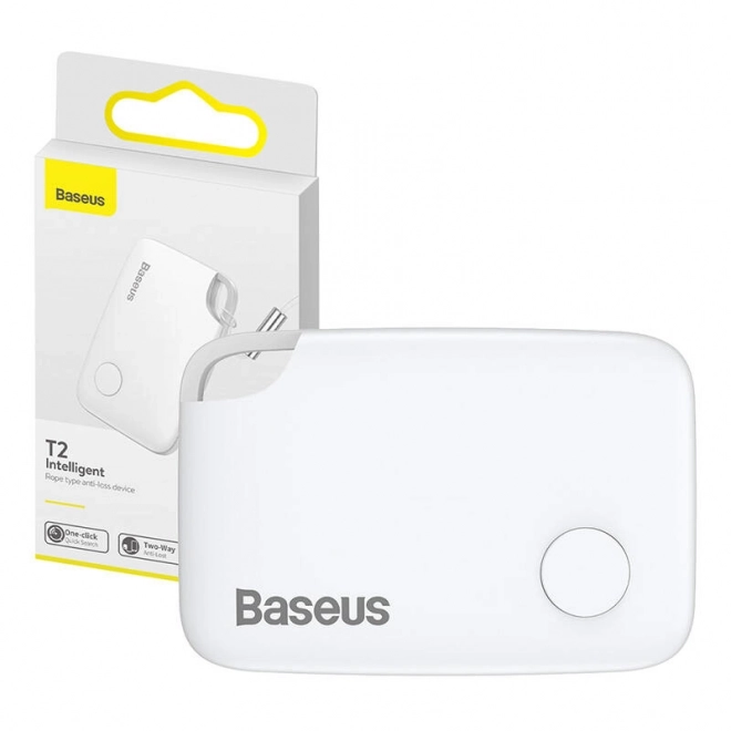 Intelligente mini Bluetooth-locator Baseus T2 wit