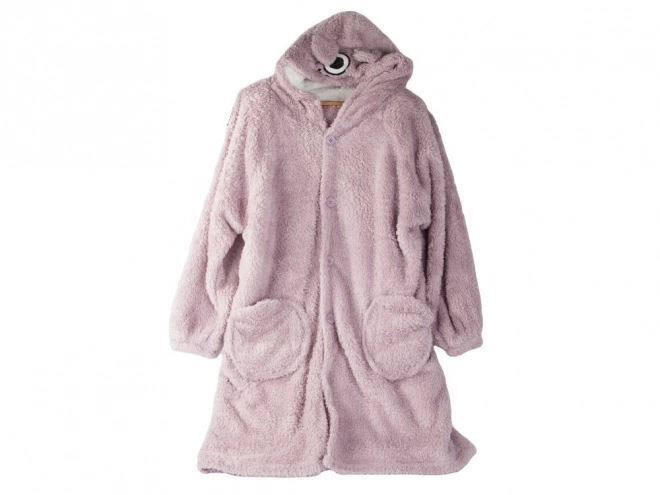 Warme oversized hoodie met capuchon en bont