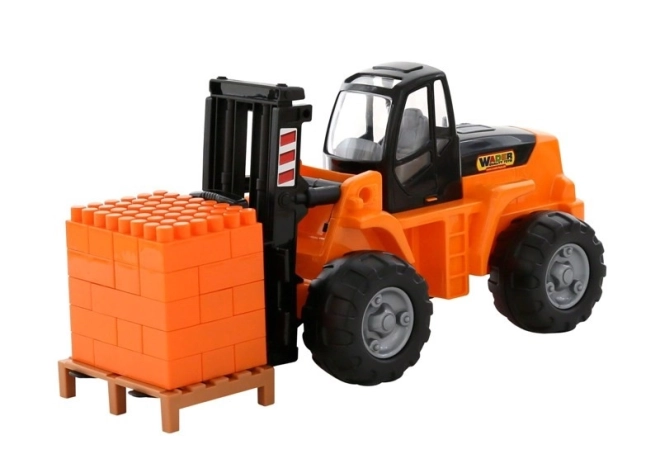 Heftruck en Bouwset SuperMix Wader