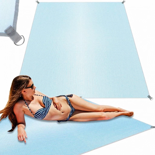 Zandvrije strandmat XXL 200x200cm