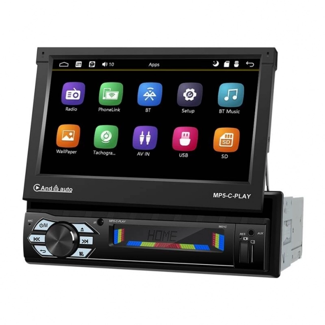 Auto monitor Podofo 7" met ondersteuning voor Carplay en Android Auto