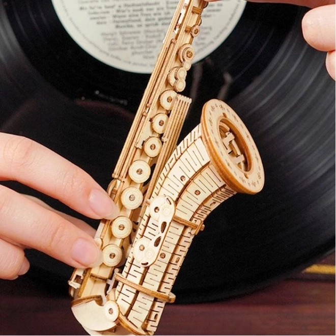 Saxofoon - 3D houten bouwpakket