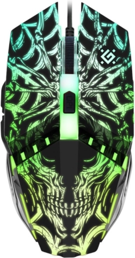Gamingmuis Prototype GM-670L, optisch, 2400 DPI, 6 knoppen, verlicht