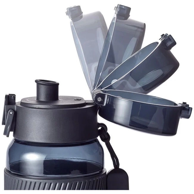 Tritan fles 680 ml zwart