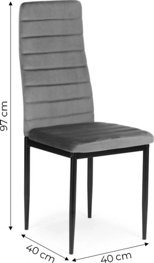 Comfort en gevormde rugleuning