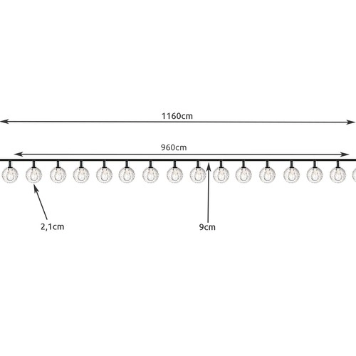 Zonne-girlande 12m IP65 Gardlov 24010