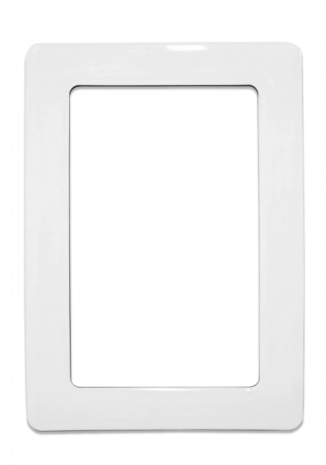 Magnetisch zelfklevend frame van formaat 12,3x8,1 cm - wit
