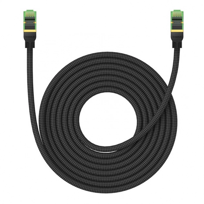 Gevlochten netwerkkabel cat.8 Baseus Ethernet RJ45, 40 Gb/s, 8 m (zwart)