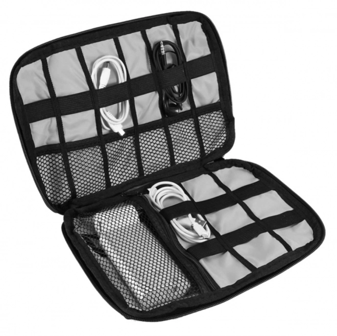 Tas voor kabels (zwart)