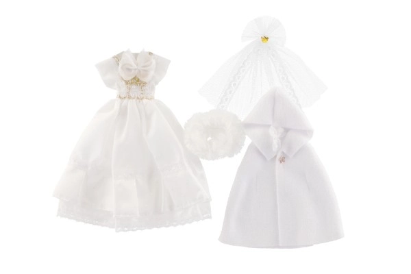 Poppenkleertjes met accessoires - 2 stuks