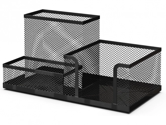 Metalen bureau-organizer 3 vakken