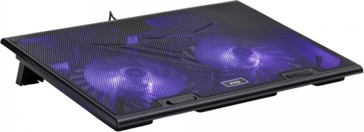 Koelmat MS Cool D105 LED 2X USB zwart