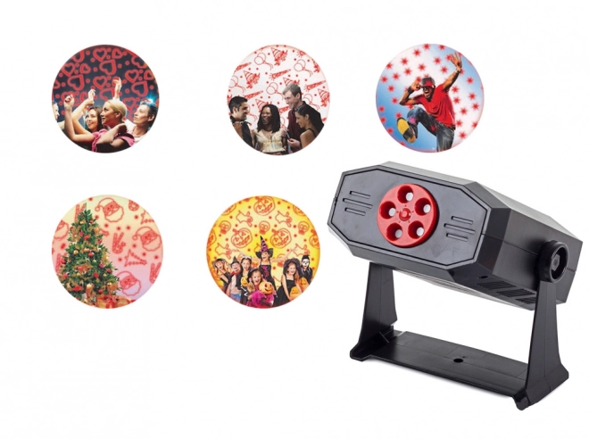 Laserprojector met luidspreker