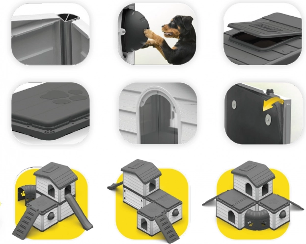 Modulaire constructie zonder gereedschap
