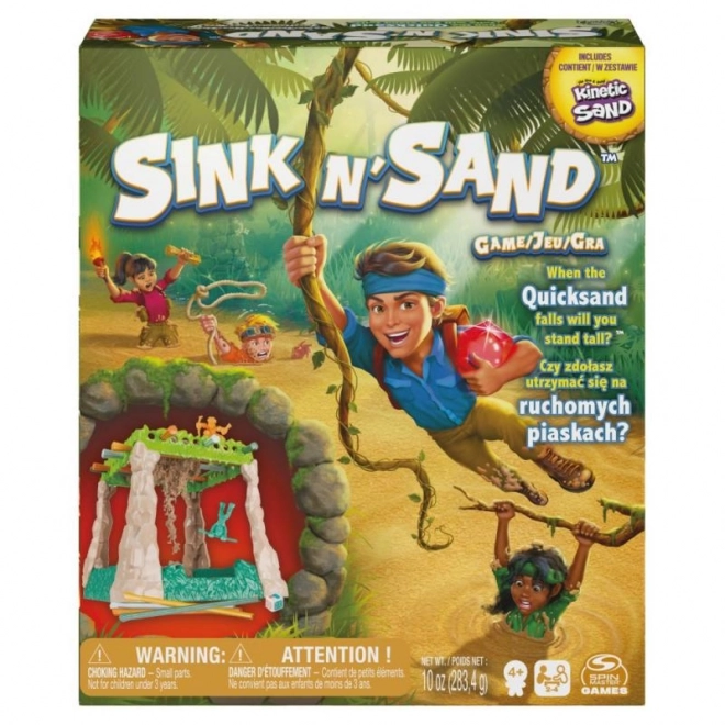 Gezelschapsspel Avontuur in de Jungle met Kinetisch Zand