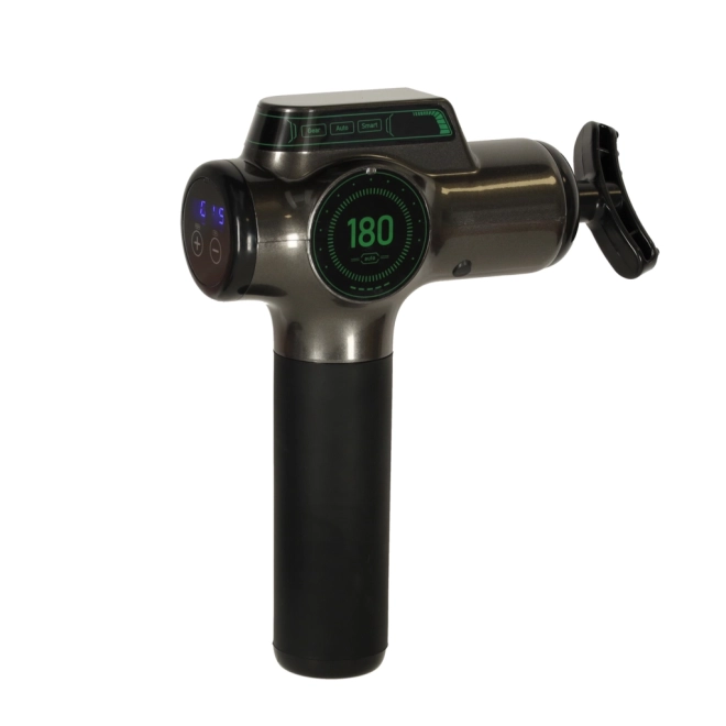 Draagbare massagepistool met LED-display 8-in-1
