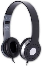 Stereohoofdtelefoon met microfoon City Black